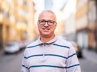 Amir Elion, AI och innovationsrådgivare, CEO på Think Big Leaders. Fotograf Mattias Hamren.