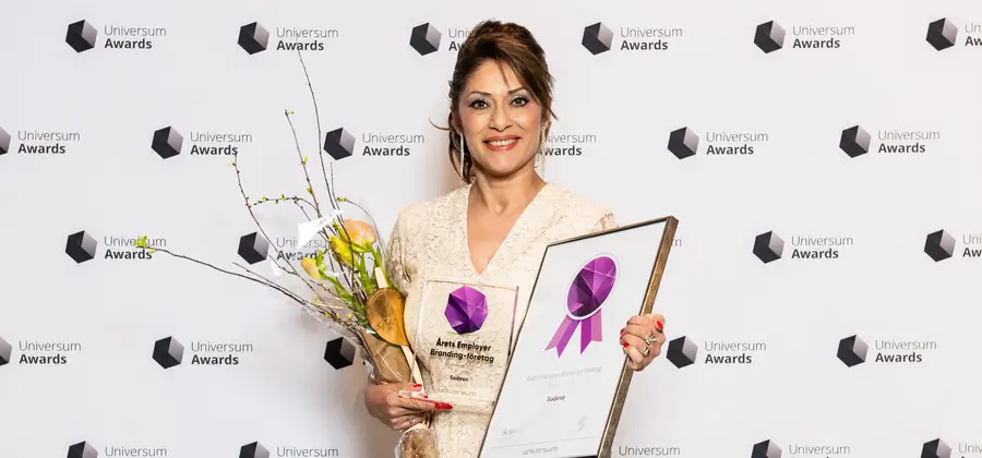 Sodexos vd Azita Shariati säger att det har varit en nödvändighet för bolaget att satsa hårt på Employer Branding. Foto: Pax Engström
