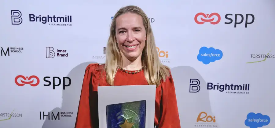 Caroline Andersson, Årets VD 2021 i kategorin Små företag