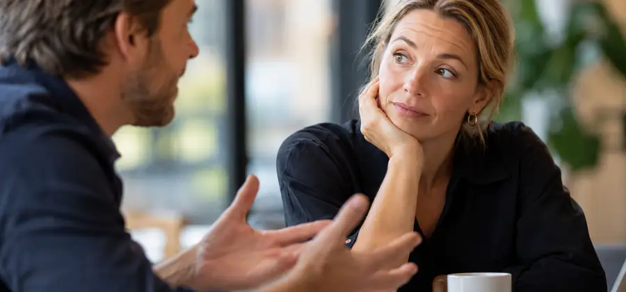 Ibland vet vi redan det som någon berättar. Men om vi lyssnar färdigt kanske vi upptäcker något vi ännu inte hört.