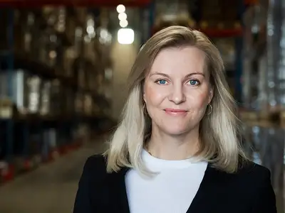 Evelina Lindgren, koncernchef S-Pack och vinnare av utmärkelsen Årets Unga VD 2015.
