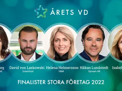 Finalister Arets VD 2022 Stora företag