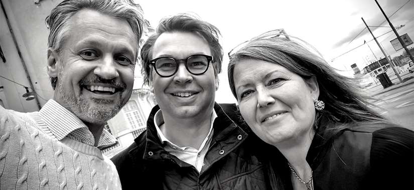 Johan Landgren, Mattias Seger och Monica Edgren är grundare av Growloop.