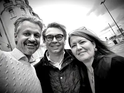 Johan Landgren, Mattias Seger och Monica Edgren är grundare av Growloop.