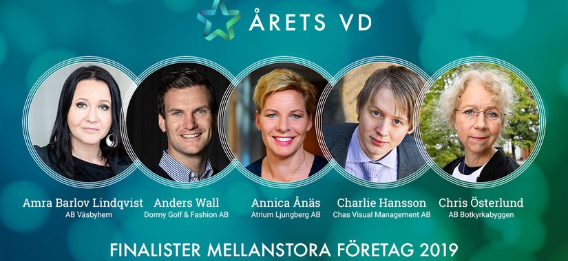 Finalister Arets VD 2019 Mellanstora