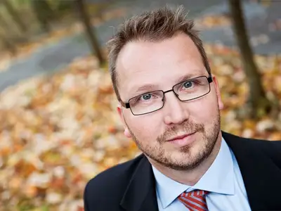 Magnus Sundström, chef för forskning och innovation på Sjöfartsverket, och Årets Innovationsledare.