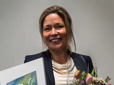 Malin Kindstedt, ALFRED Consulting AB utsedd till Årets VD 2023 i kategorin små företag.