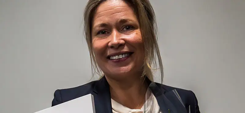 Malin Kindstedt, ALFRED Consulting AB utsedd till Årets VD 2023 i kategorin små företag.