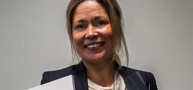 Malin Kindstedt, ALFRED Consulting AB utsedd till Årets VD 2023 i kategorin små företag.