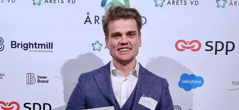 Marcus Karlsson, vd för Karlssons Chark och utsedd till Årets Unga VD 202.