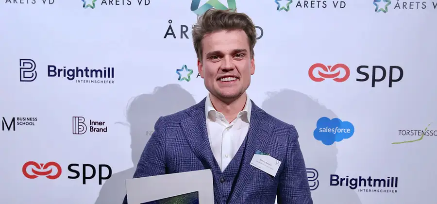 Marcus Karlsson, vd för Karlssons Chark och utsedd till Årets Unga VD 202.