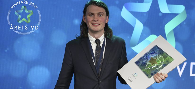 Petter Bengtsson, Årets Unga VD 2019.