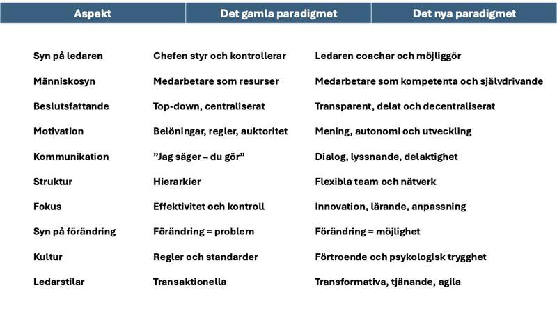 Nästa nivå av ledarskap - förtydligande översikt