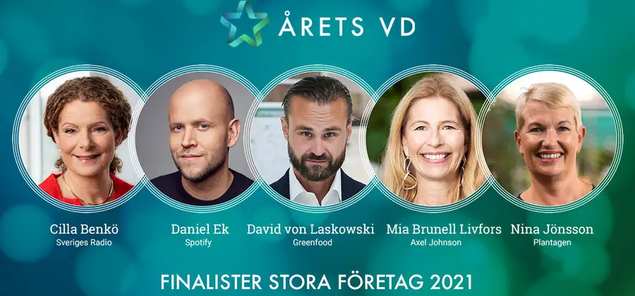 Hej Cilla Benkö, Daniel Ek, David von Laskowski, Mia Brunell Livfors, Nina Jönsson!