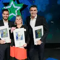 Årets VD 2018: Små företag - Sofi Franzén, Eventyr AB, Årets Unga VD - Sermed Majid, Tandcentralen Sverige AB, Mellanstora företag - Anneli Angeling, Frontit AB, Stora företag - Dimitris Gioulekas, Knightec AB