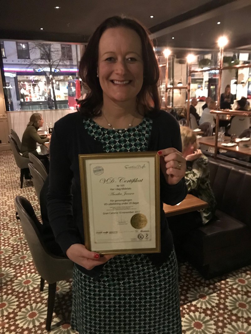 Annika Jansen, Certifierad vd Service Compagniet Svenska AB