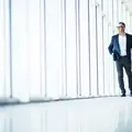 Promenad på kontoret
