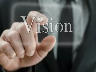 Hand som ritar vision