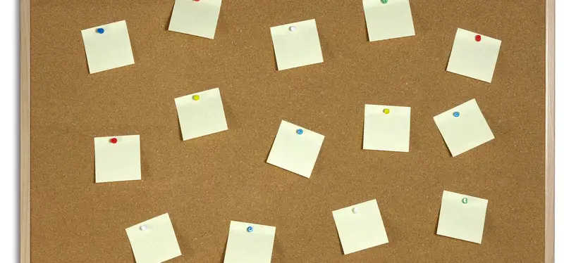 Lycka är en gul Post-It-lapp