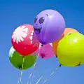 Lycka och ballonger