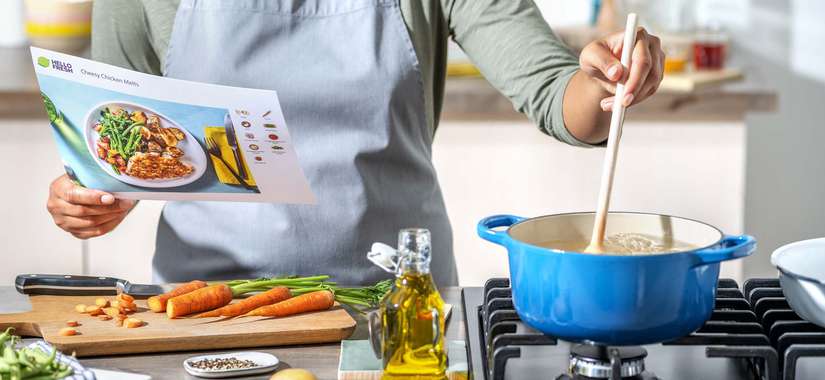 Med en matkasse från HelloFresh får du hem färska ingredienser och tydliga steg-för-steg-recept varje vecka.