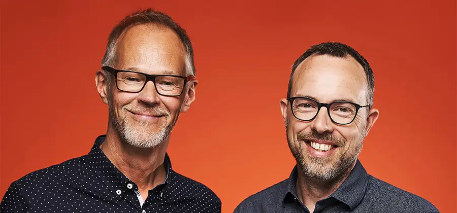 När man tror sig vara mogen som ledare så har man nog börjat ruttna, precis som en grönsak eller frukt, säger Magnus och Kim.