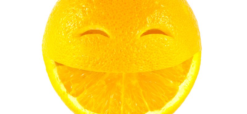 Apelsin och leende