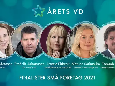 Finalister Arets VD 2021 Små företag
