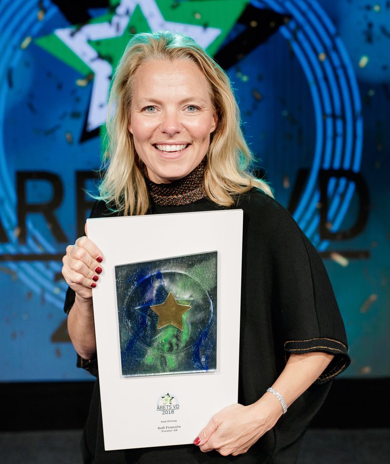 Sofi Franzén, Årets VD 2018