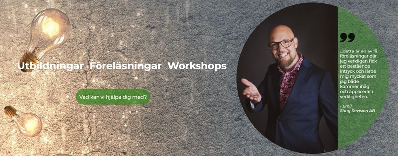 Utbildningar Föreläsningar Workshops